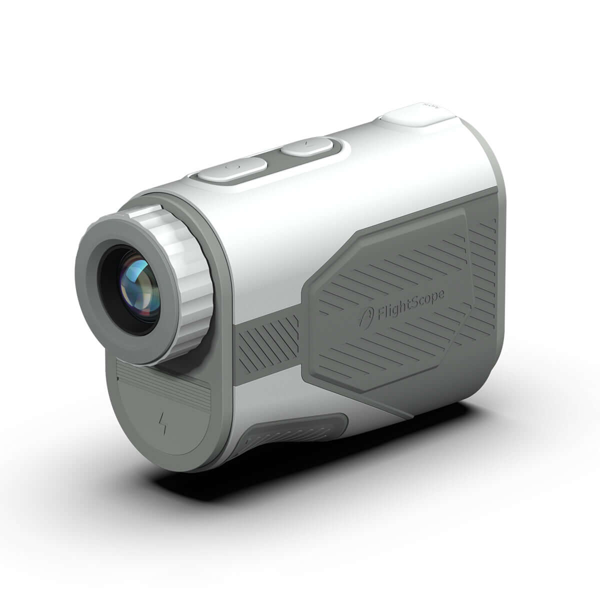 FlightScope i4 Rangefinder in a sleek design, featuring buttons and lens for accurate distance measurement.