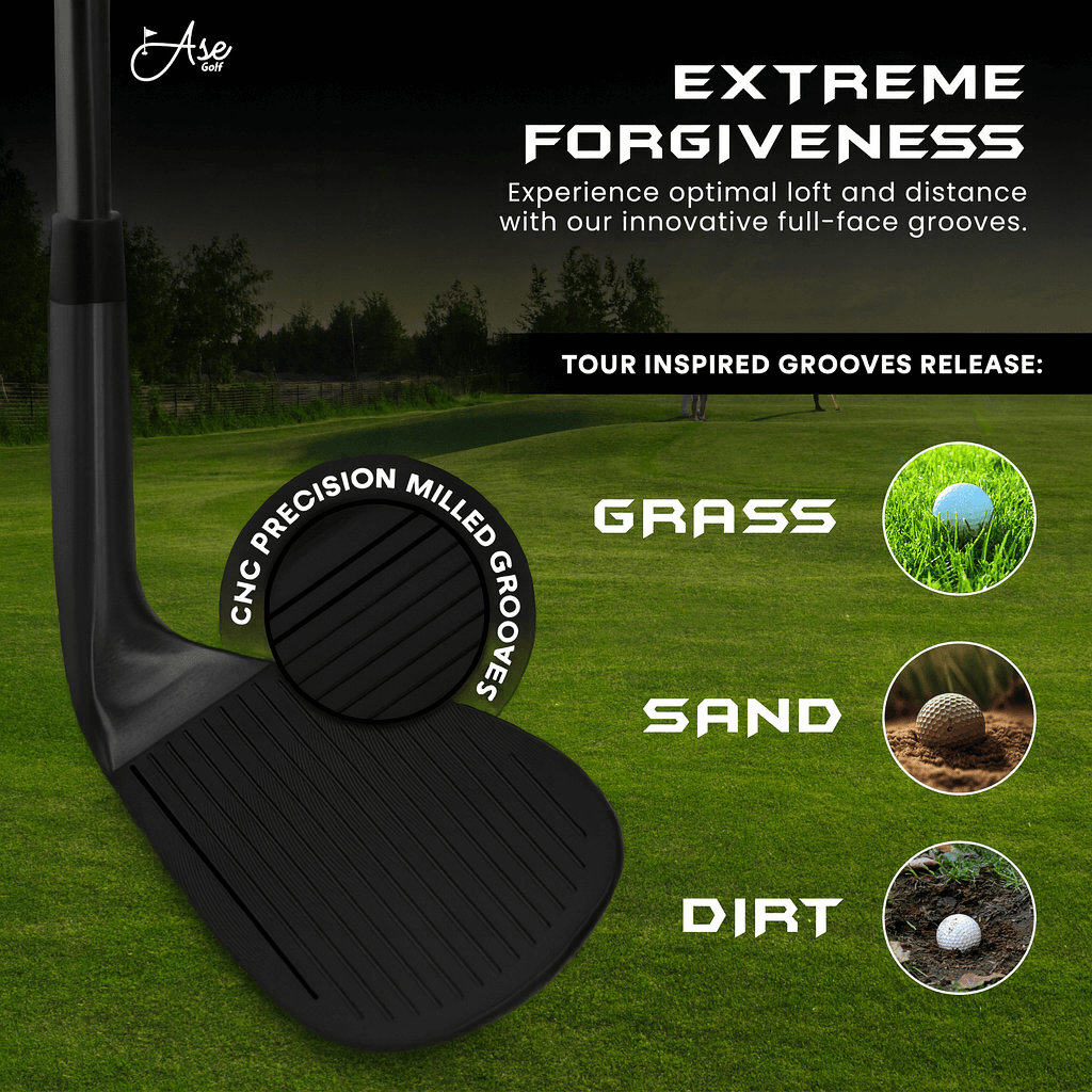 Ase BLACKOUT 3-Piece Wedge Set (52,56,60)