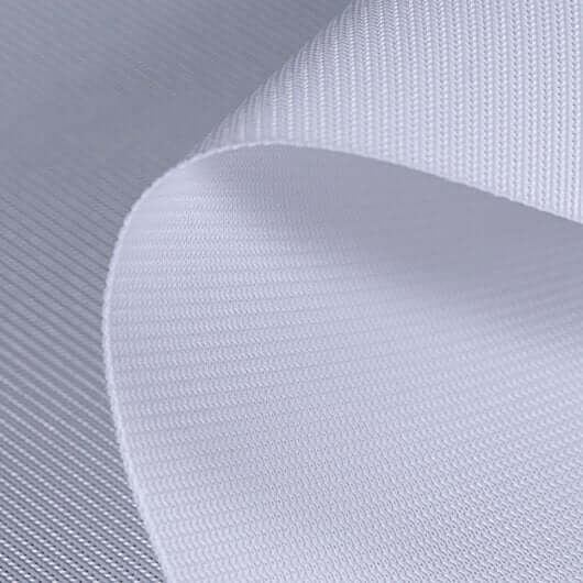 Close-up of the fabric texture of the SIG Preferred Finished Golf Impact Screen showcasing its smooth, durable surface.