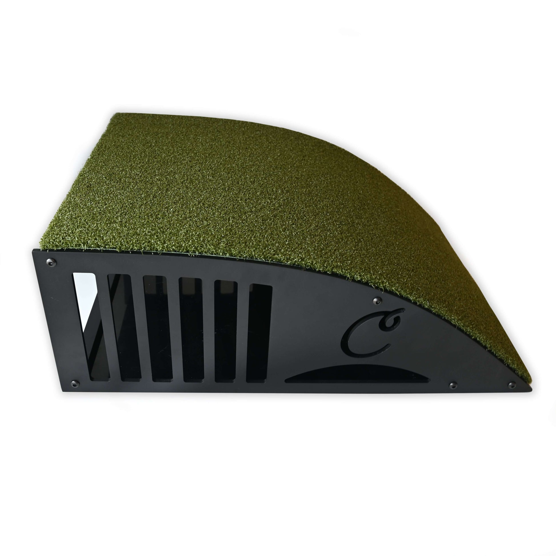 Carl's Floor Mounted Projector Enclosure for protecting your projector in a golf simulator setup.
