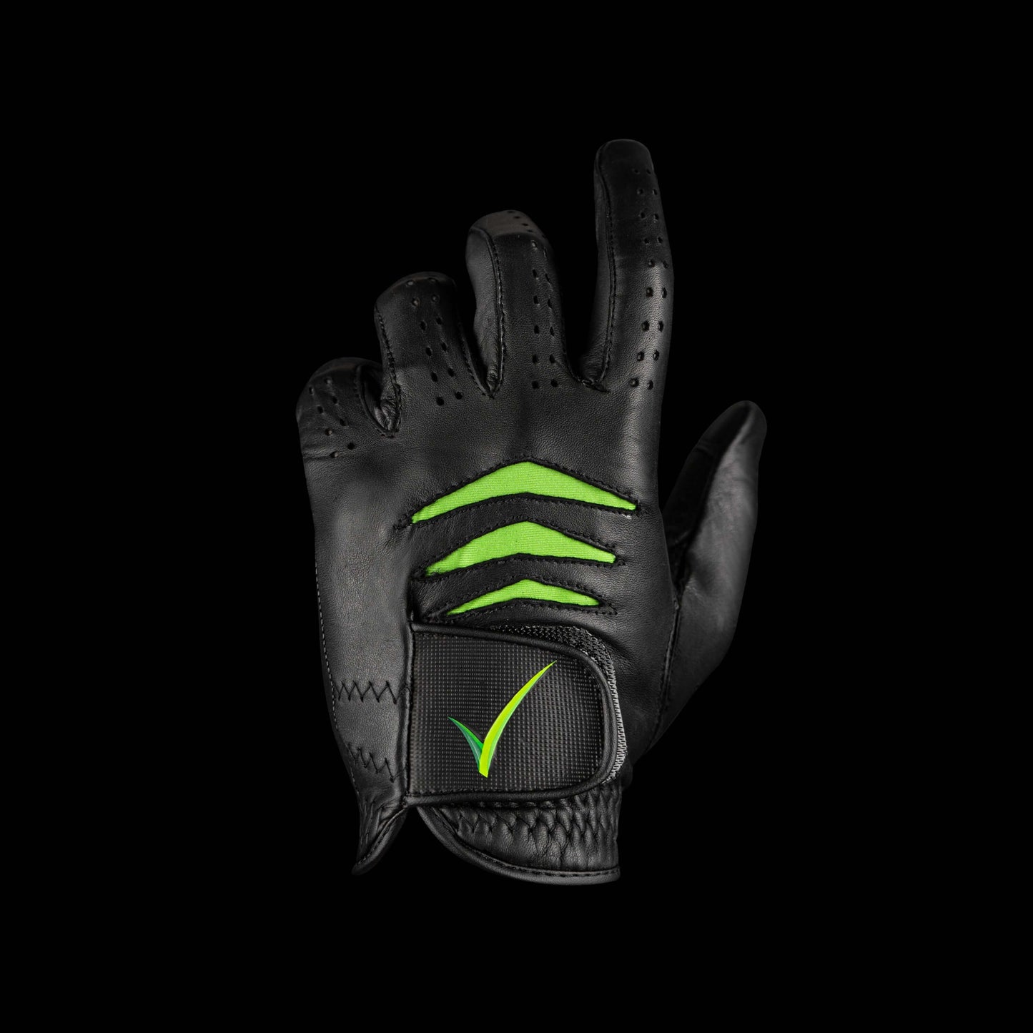 Through Touch Golf Glove in White and Green - Smartphone Ready for golfers who want convenience on the course.