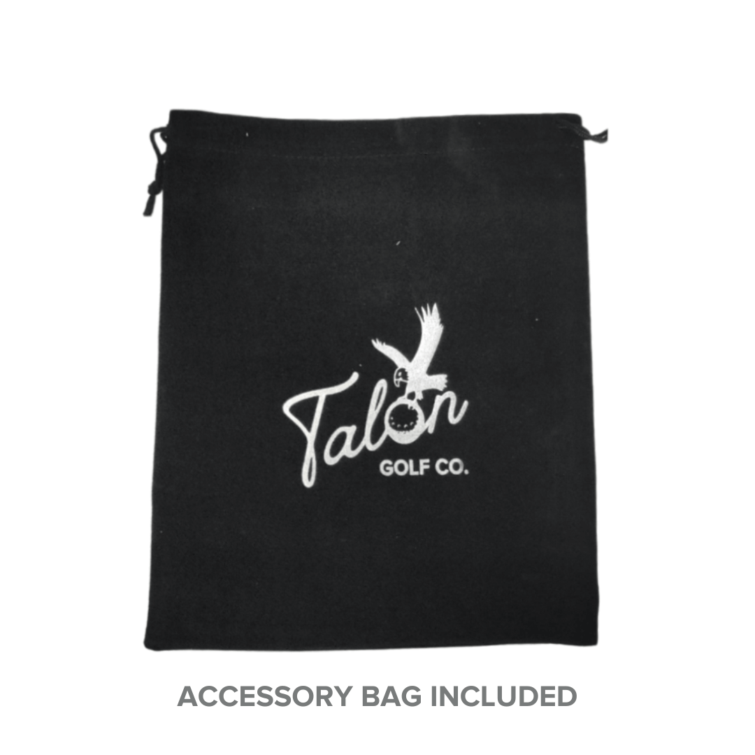 Golf Bag Accessory Pack featuring a Talon Golf accessory bag included for organizing golf essentials.
