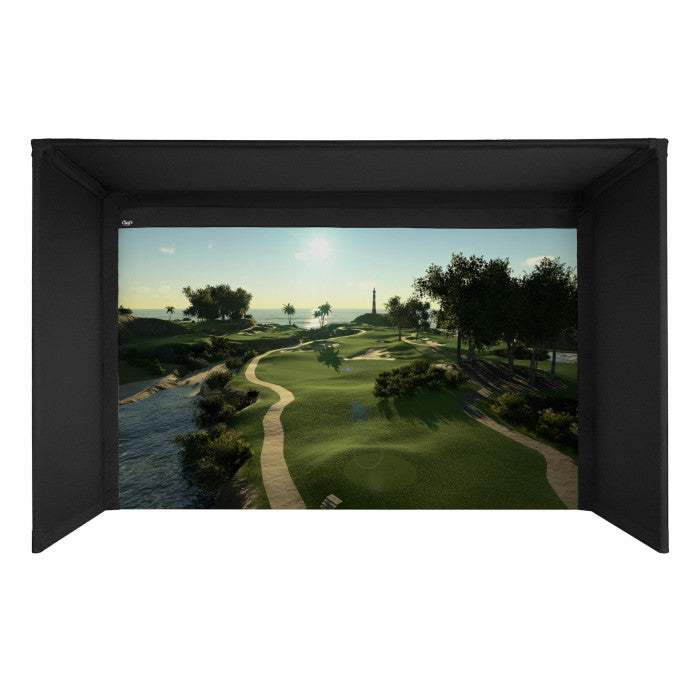 Carl's Place DIY Golf Simulator Enclosure Kit with Choice of Impact Screen