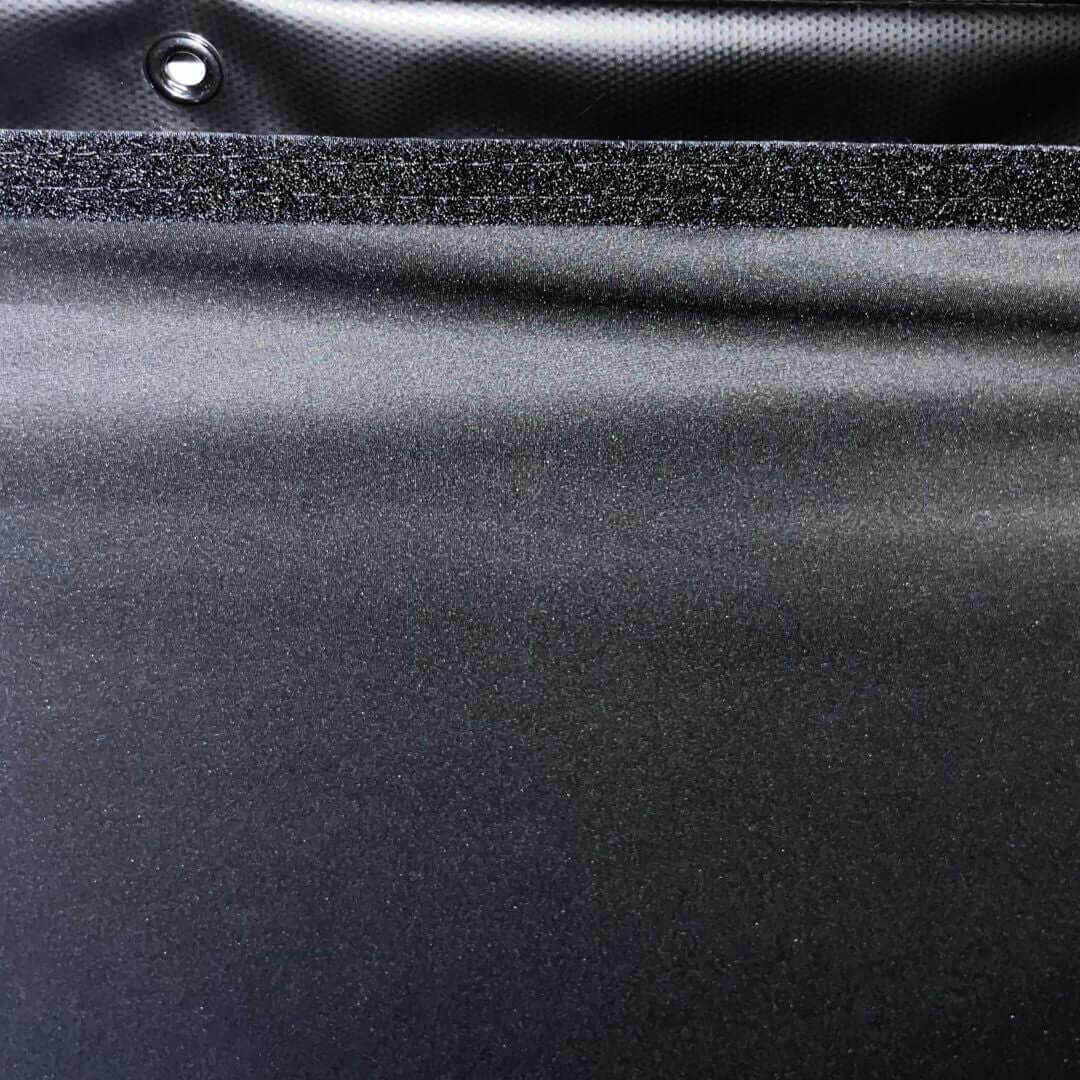 Close-up of Golf Simulator Blackout Screen material, designed to eliminate projector light bleed for optimal image quality.