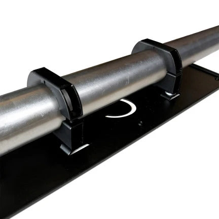 NVISAGE N1 Launch Monitor Mount showcasing stable metal support for accurate golf tracking.