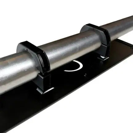 Carl's Place Foresight Falcon Launch Monitor Mount showing secure and stable mounting for accuracy in golf simulations.